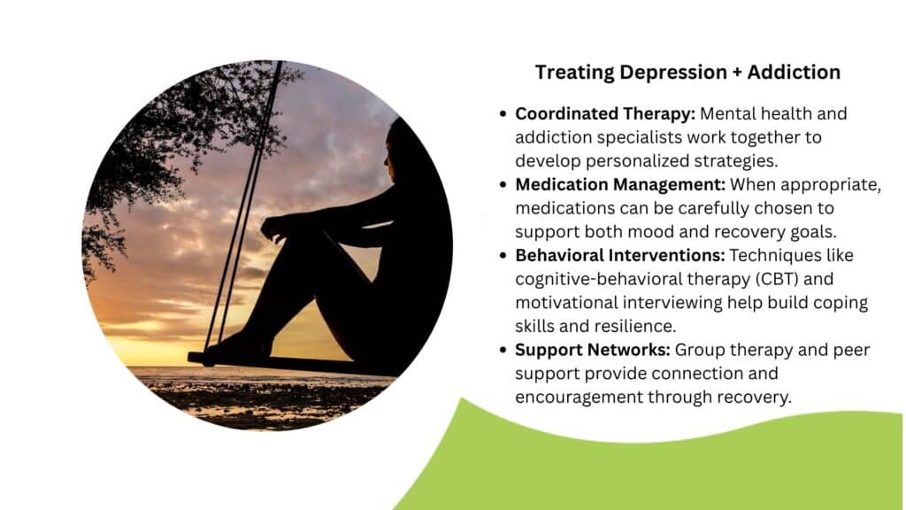 treating depression addiction together